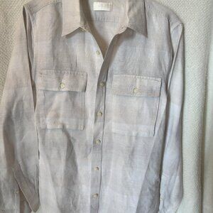 7 For All Mankind Men's Long sleeve button down